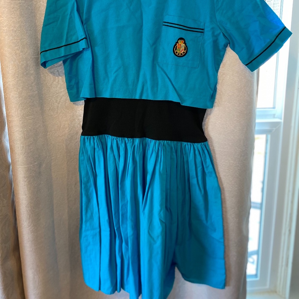 Blue vintage 90s dress